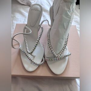 BRAND NEW Alexandre Birman sandals with crystals - size 40